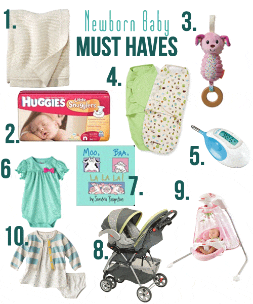 Must Haves: Newborn Baby Essentials