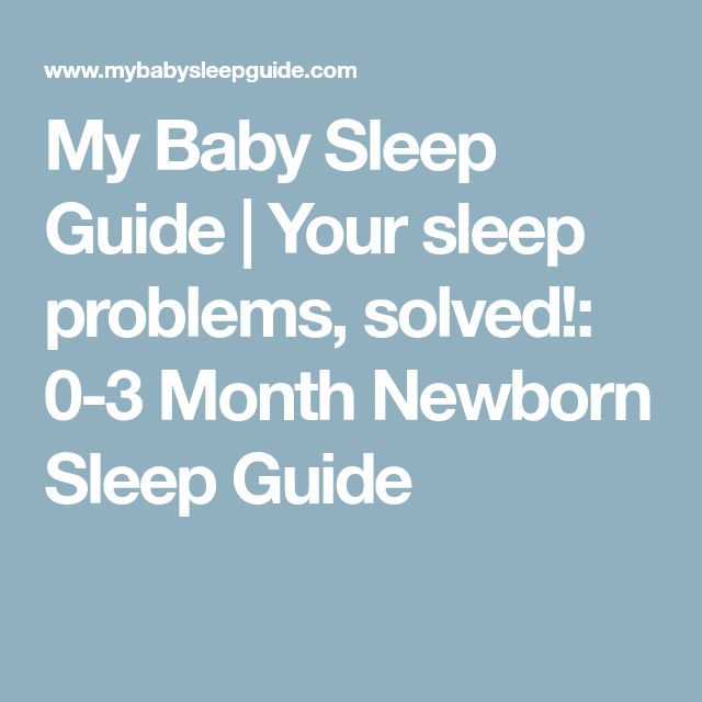 My Baby Sleep Guide