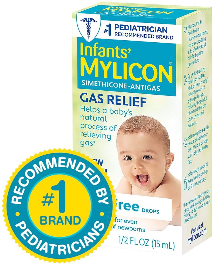 Mylicon Gas Relief Drops for Infants and Babies, Dye Free ...