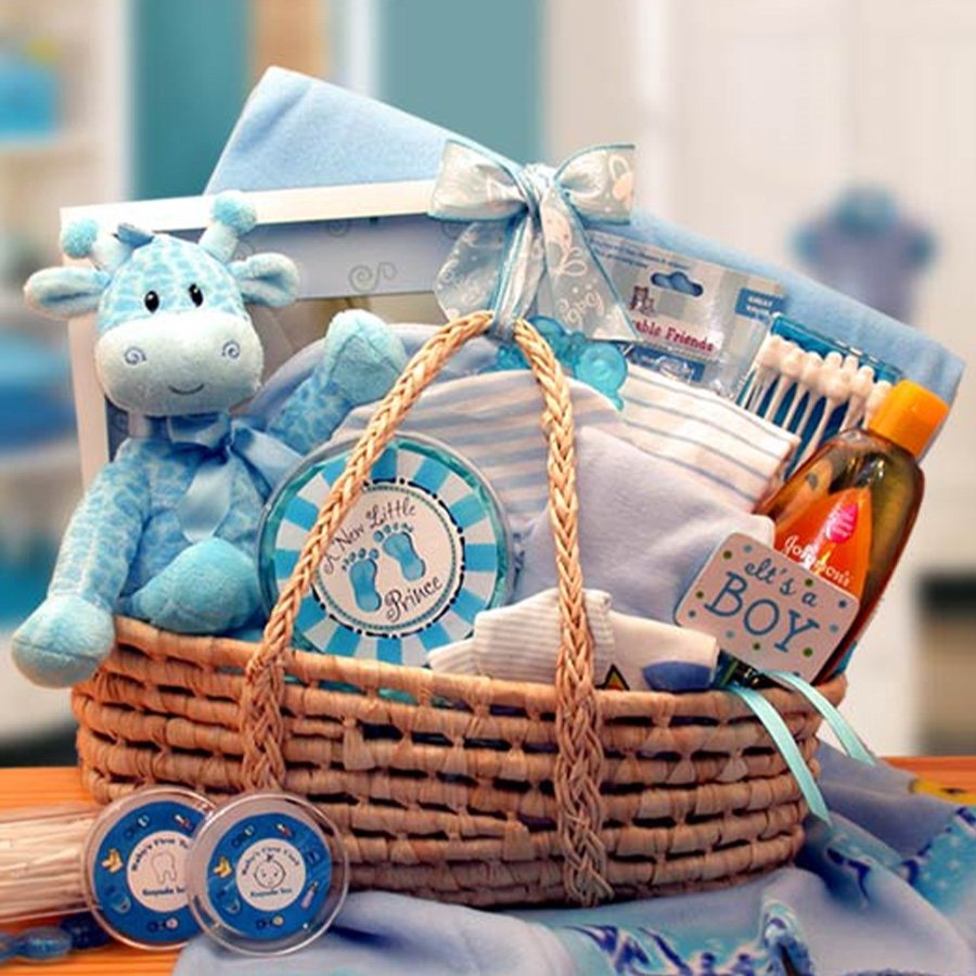 New Arrival Blue Baby Carrier Gift Basket
