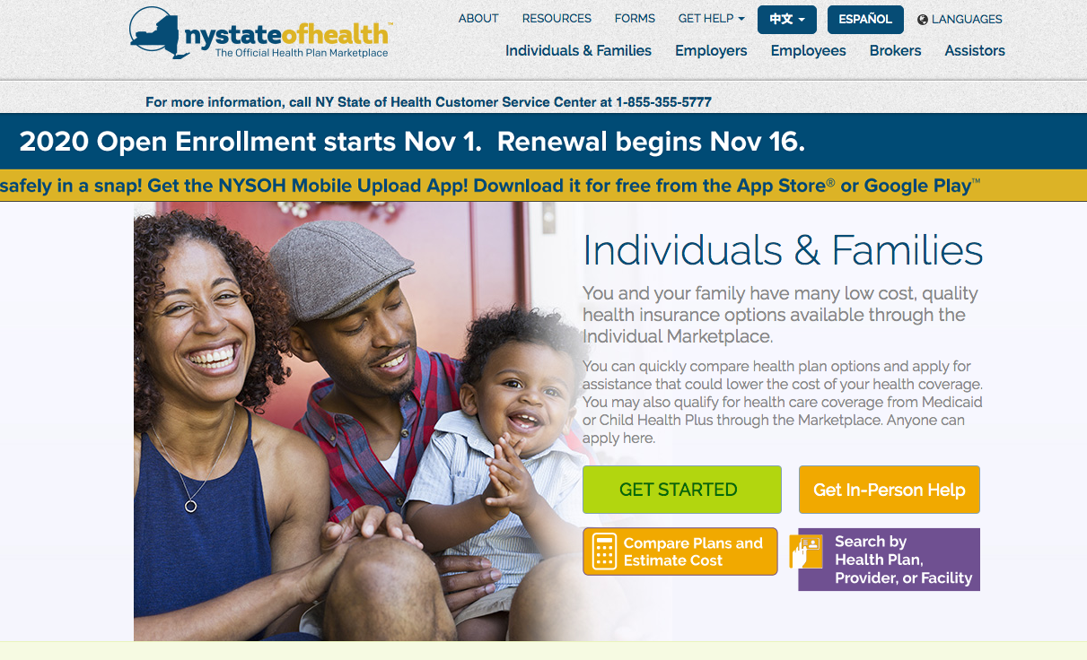 New Yorks Health Insurance Marketplace Opens For ...