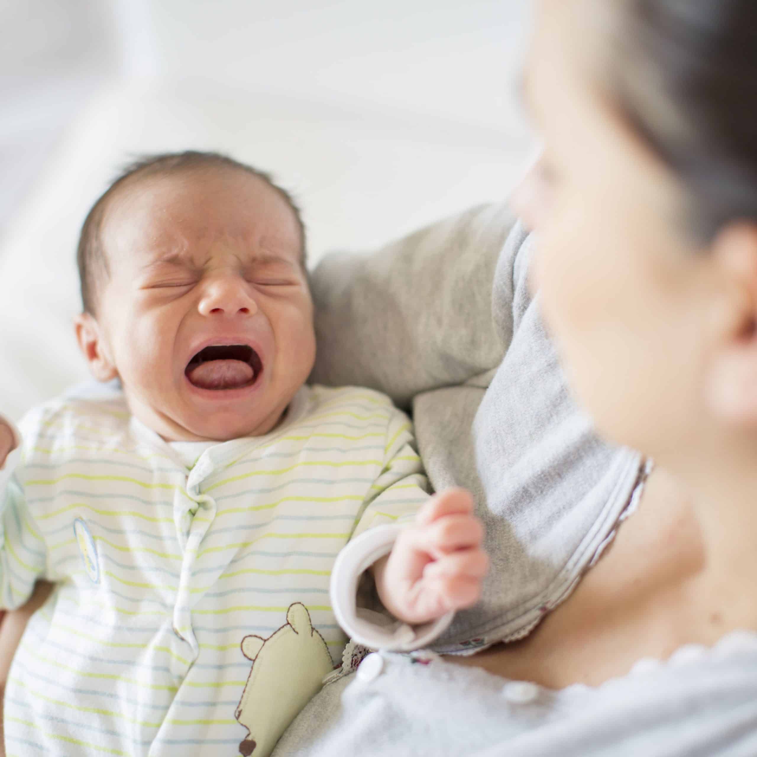 Newborn Cries After Feeding