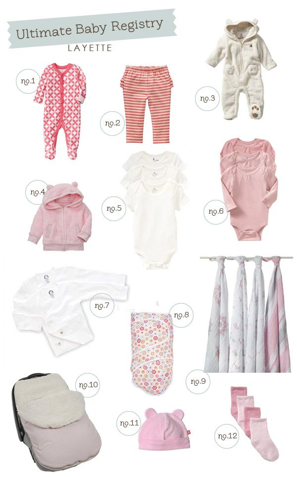 Newborn outfits, Ultimate baby registry, New baby products