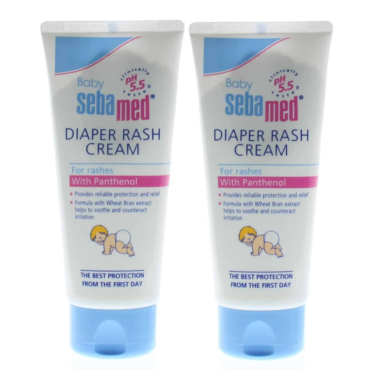Sebamed Baby Diaper Rash Cream for Rashes with Panthenol 100ml/3.4oz (2 ...