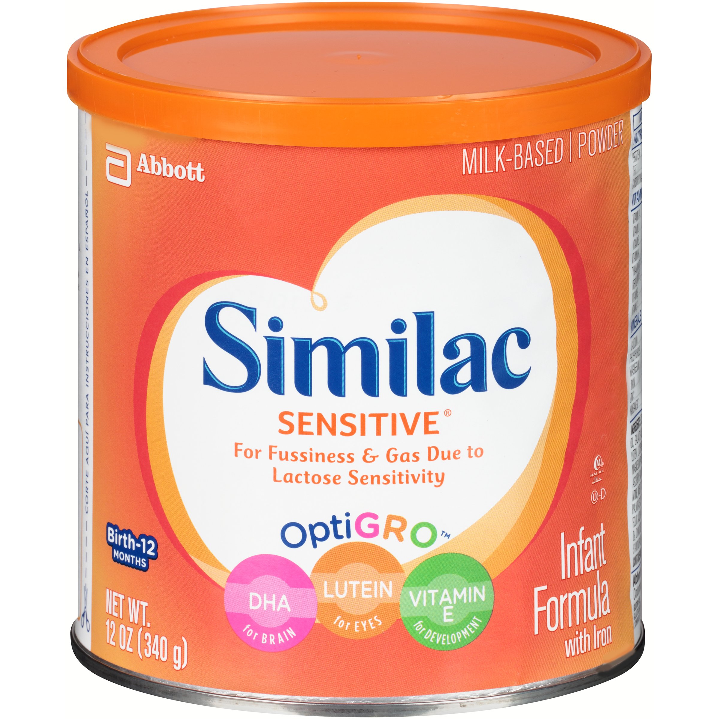 Similac Sensitive Infant Formula, for Fussiness and Gas ...