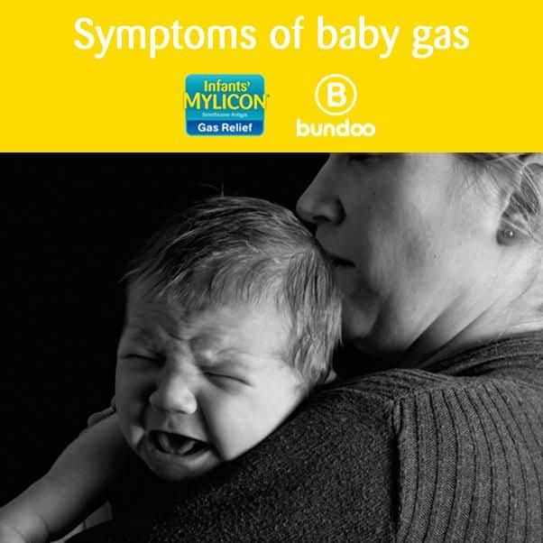 Symptoms of baby gas