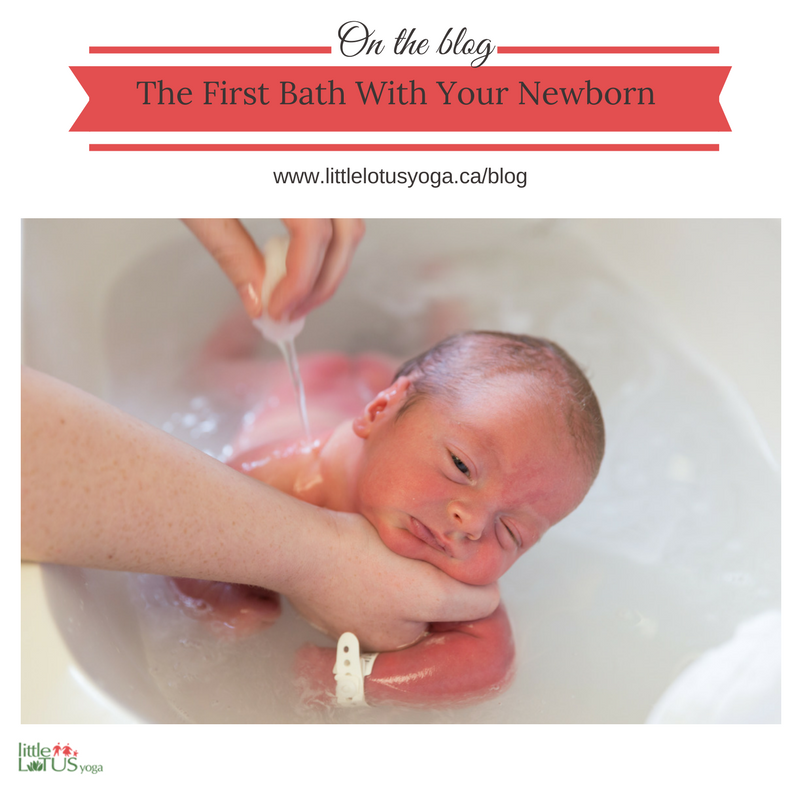 The First Bath with your Newborn