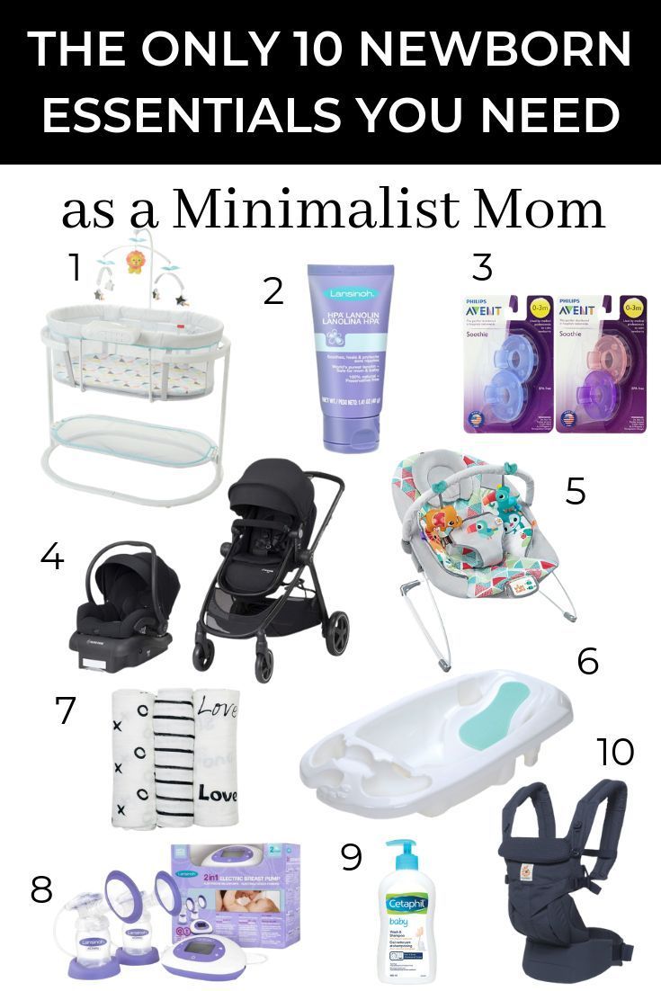 The Only 10 Newborn Essentials You Need as a Minimalist ...