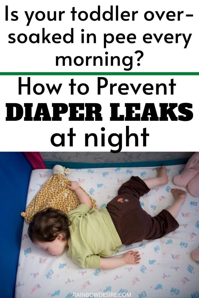 Tips for preventing diaper leaks at night