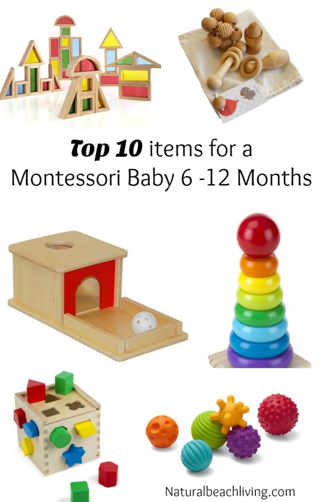 Top Ten items for a Montessori Baby 6 months to 1 year ...