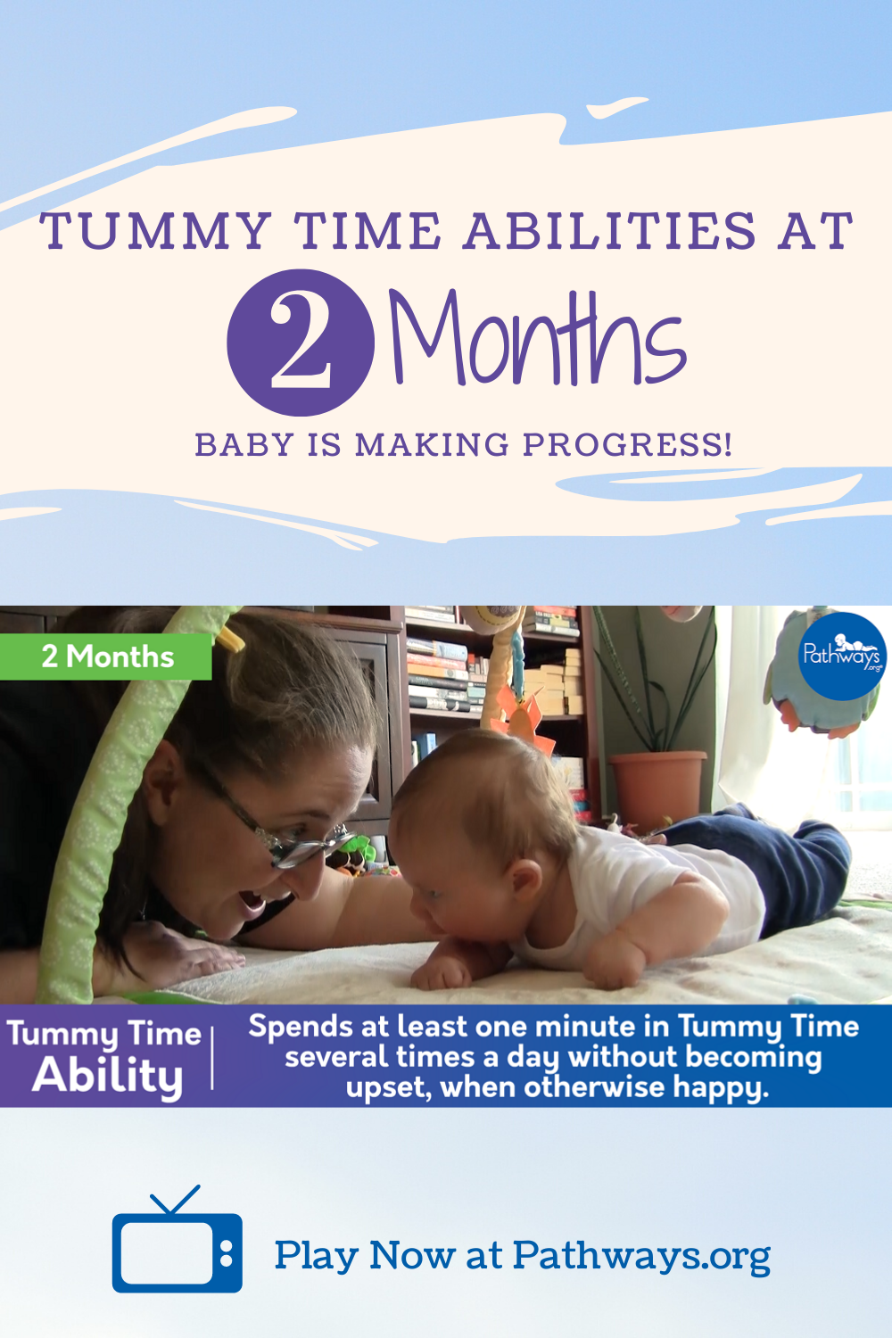 Tummy Time Abilities at 2 Months
