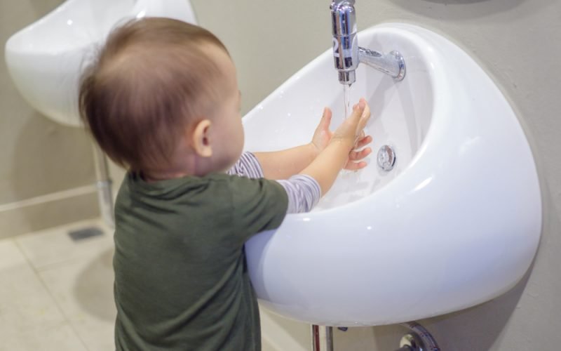 Washing hands 101: How to wash your baby