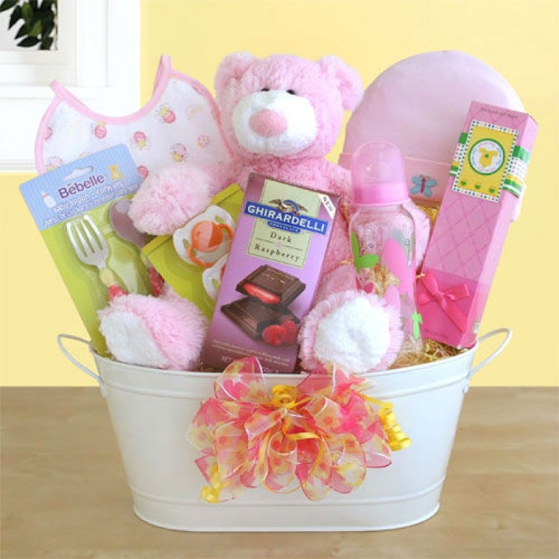 Welcome Home Baby Girl Gift Baskets