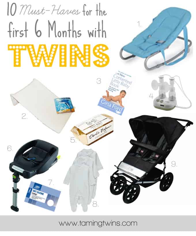 What to Buy to Survive the First 6 Months with Twins