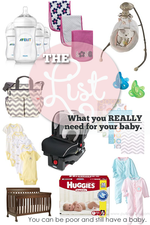 What You NEED for a new baby?