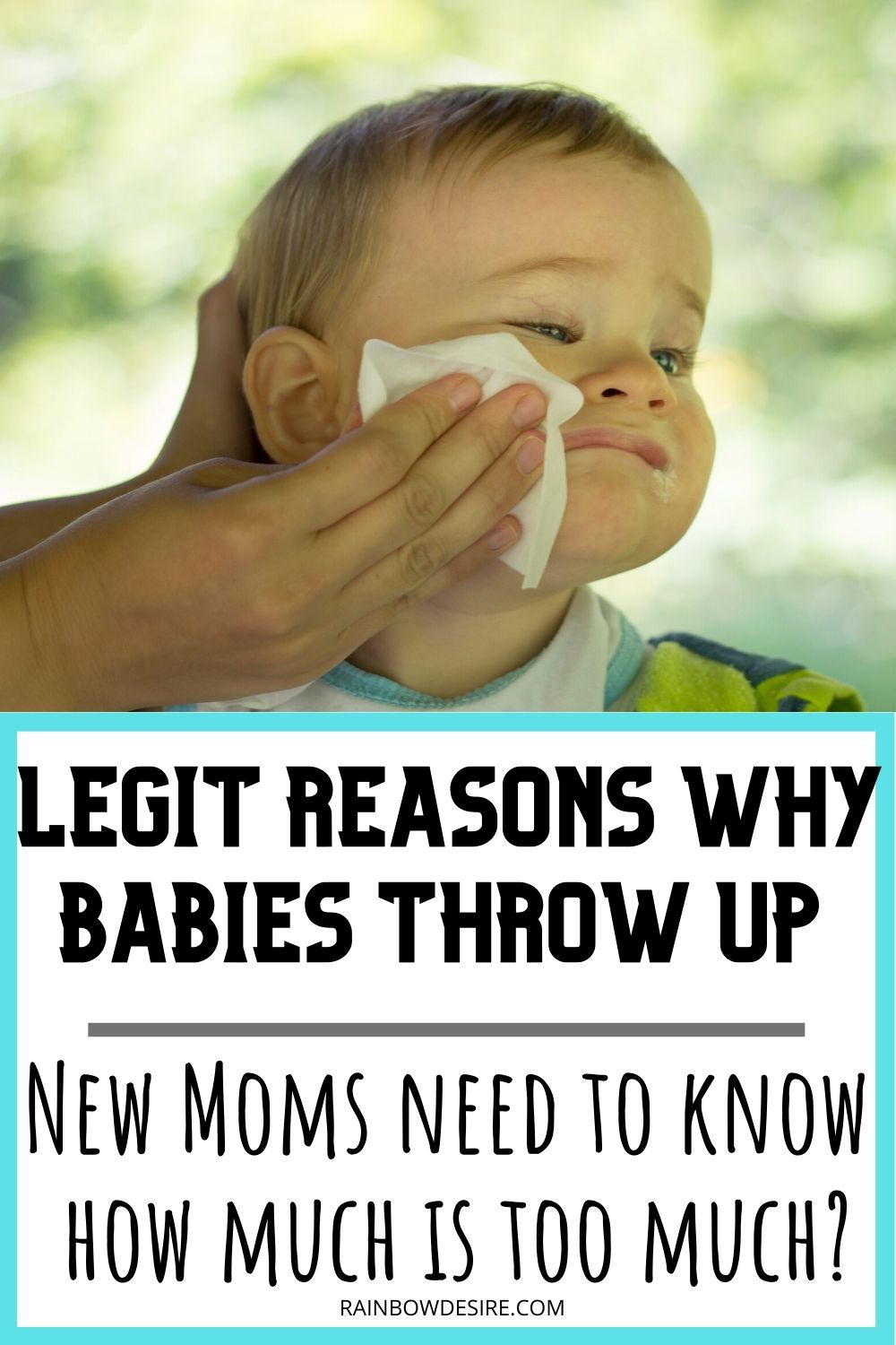 Why do babies throw up after being fed